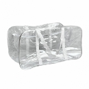 Set geantă de maternitate transparentă cu detalii albe, 3 bucăți (6)